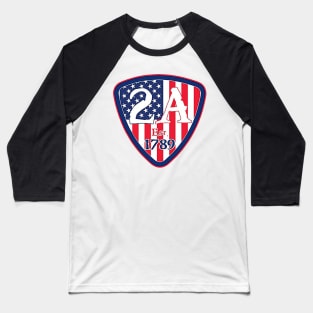 2a - 2nd Amendment Baseball T-Shirt